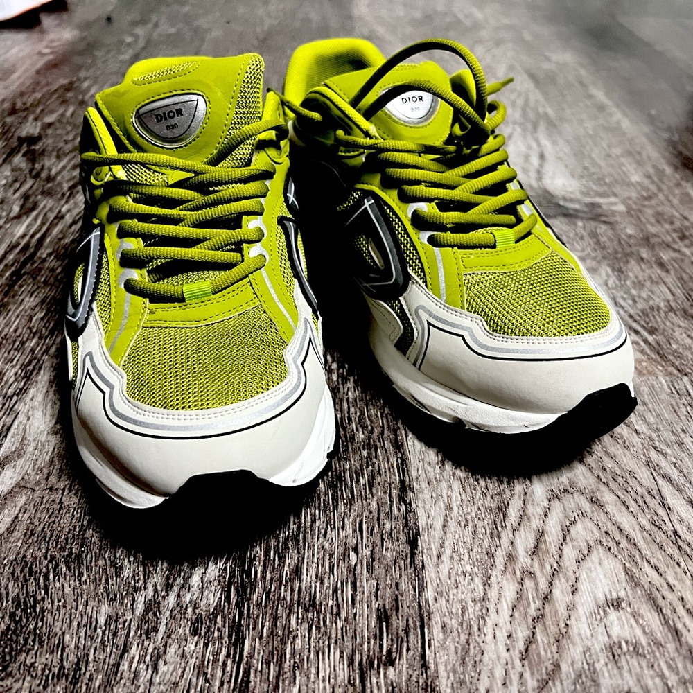Dior B30 Sneakers Lime Green Sz 44__ Men's 10 - Gem